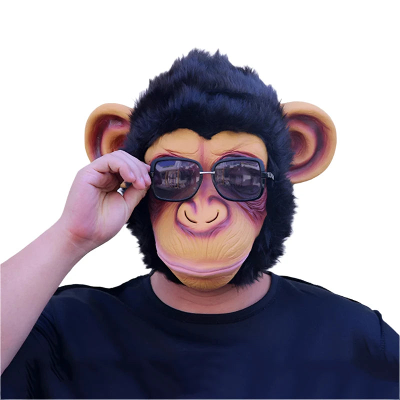 Halloween Chimpanzee Full Face Mask