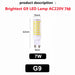 Brightest G9 LED Lamp Sets