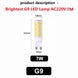 Brightest G9 LED Lamp Sets