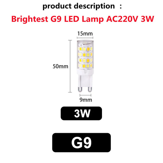 Brightest G9 LED Lamp Sets