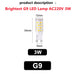 Brightest G9 LED Lamp Sets