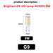 Brightest G9 LED Lamp Sets